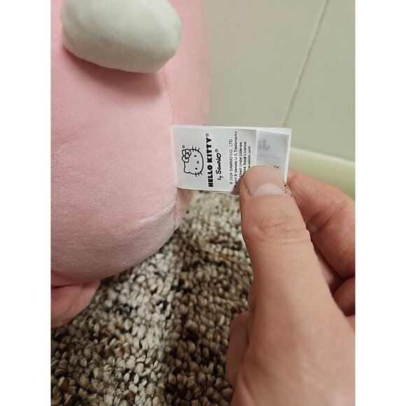 Hello Kitty & Friends Squishmallow Plush Pink Dress Spring 8" - Picture 7 of 8